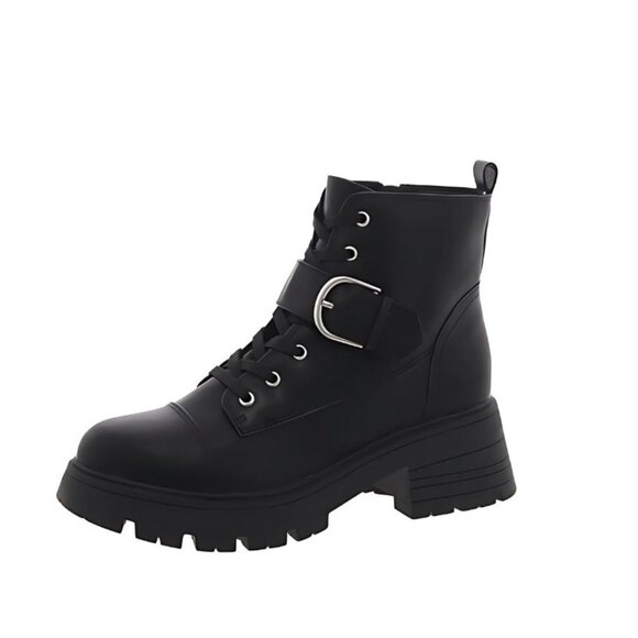 Sun + Stone Rickyy Black Zipper Ankle Boots Women’s Size 9-NIB - Picture 1 of 3